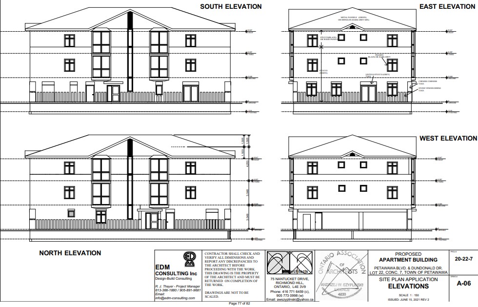 Petawawa will review plans for new 10 unit, 3 story apartment building